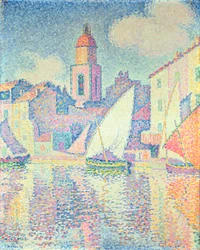 Le clocher de Saint-Tropez, 1896